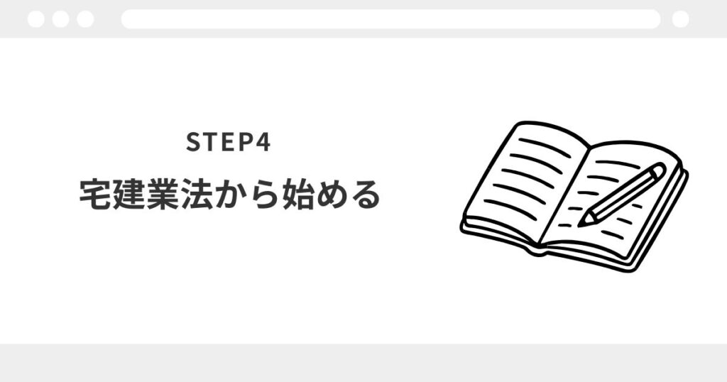 宅建　独学　何から