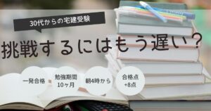 宅建　30代　遅い